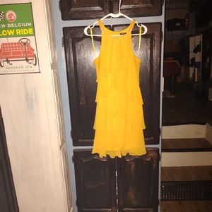 SLNY Chiffon Dress